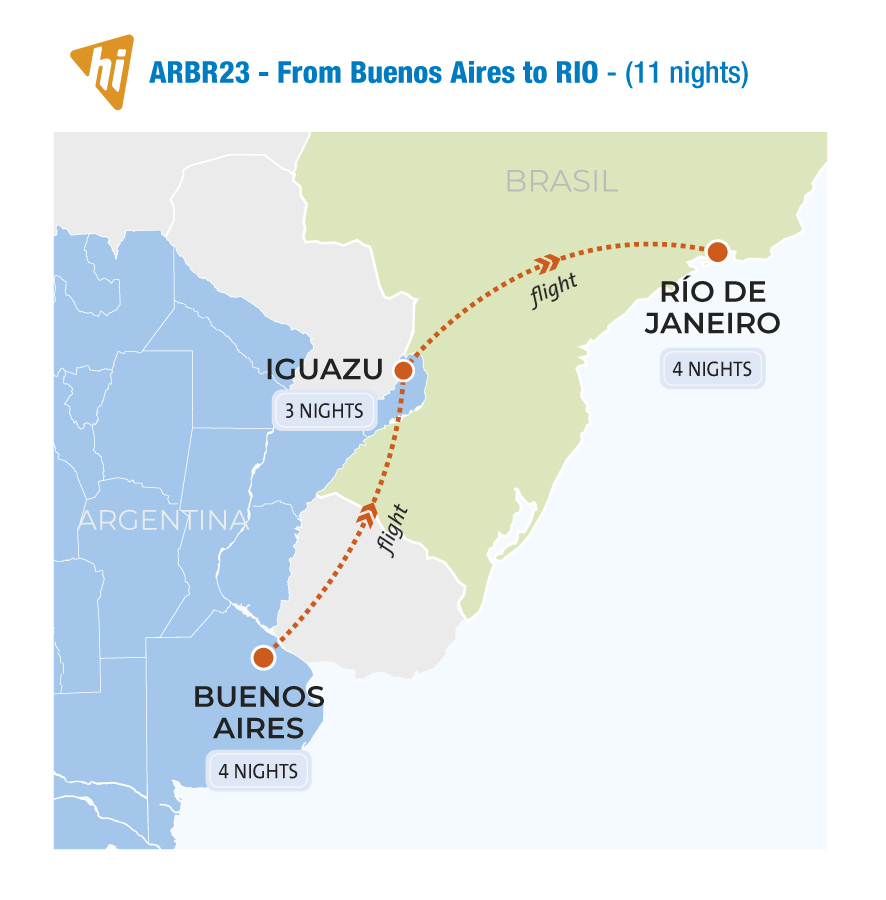Buenos Aires to Rio de Janeiro (12 Days)